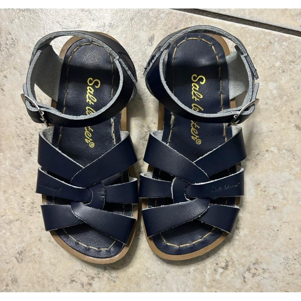 Salt Water Sandals Navy Blue size 8